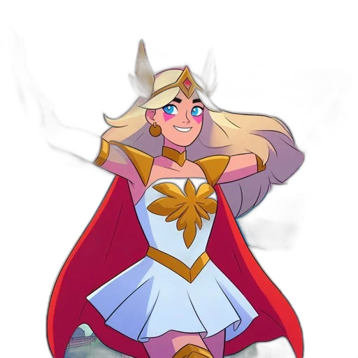 crown, dress, staff, sword transparent PNG cut-out
