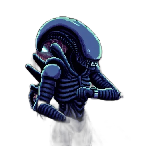 robot, creature, mask, staff transparent PNG cut-out