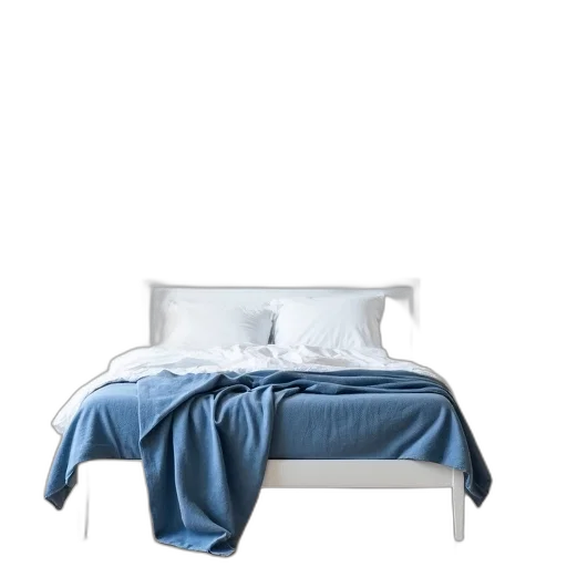 furniture, 3d render, photorealistic, blue transparent PNG cut-out