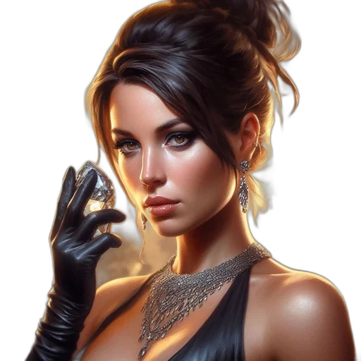 jewelry, face, staff, weapon transparent PNG cut-out