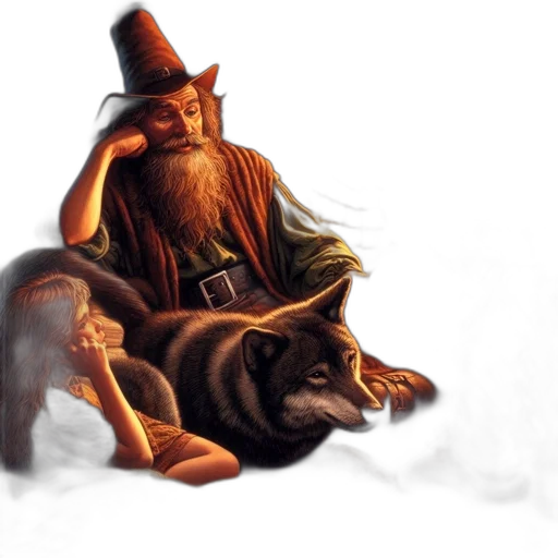 animal, fantasy art, concept art, pixel art transparent PNG cut-out