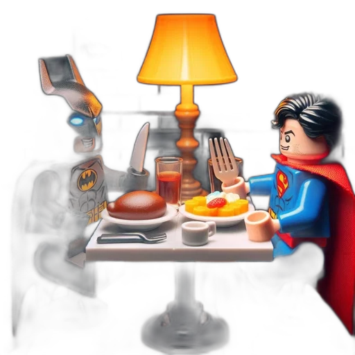food, concept art, comic book art, 3d render transparent PNG cut-out