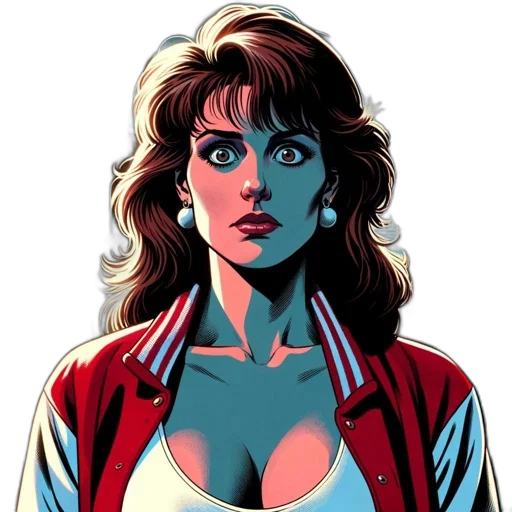jacket, comic book art, cartoon, concept art transparent PNG cut-out