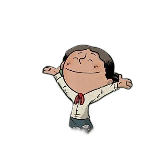 staff, jacket, cartoon, 3d render transparent PNG cut-out