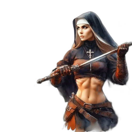 sword, weapon, staff, fantasy art transparent PNG cut-out