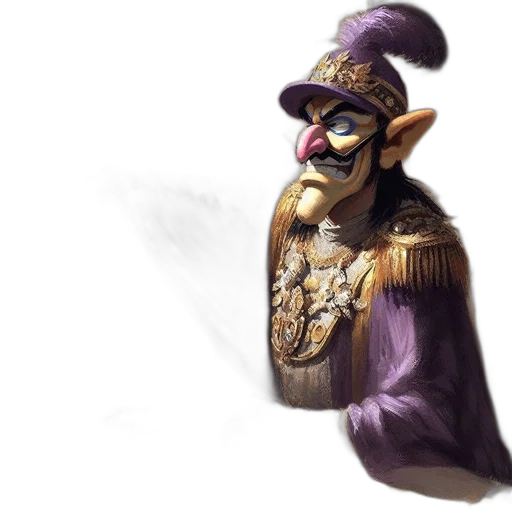 mask, staff, crown, face transparent PNG cut-out