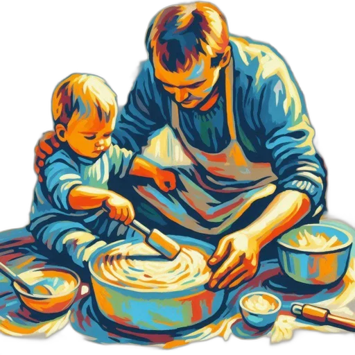 food, oil painting, photorealistic, watercolor transparent PNG cut-out