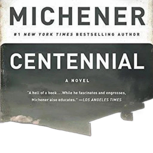 cover, centennial, michener, featuring transparent PNG cut-out