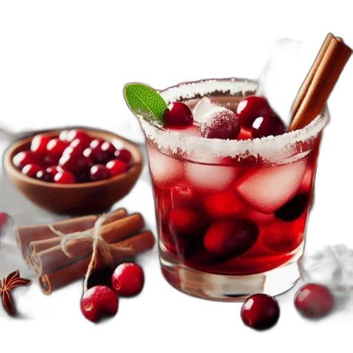 food, photorealistic, 3d render, festive transparent PNG cut-out