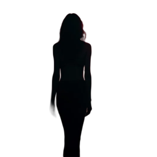 dress, staff, jacket, hair transparent PNG cut-out