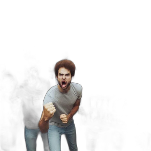 weapon, creature, hair, sword transparent PNG cut-out