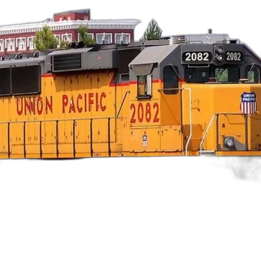 photorealistic, union, pacific, train transparent PNG cut-out