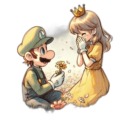 crown, dress, watercolor, concept art transparent PNG cut-out