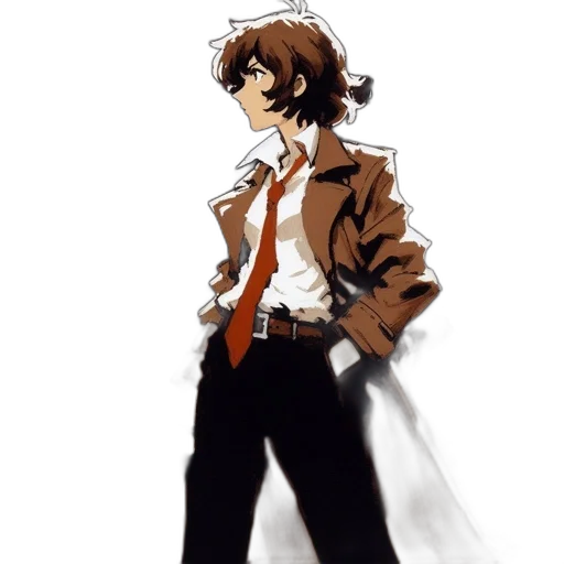 jacket, staff, weapon, concept art transparent PNG cut-out
