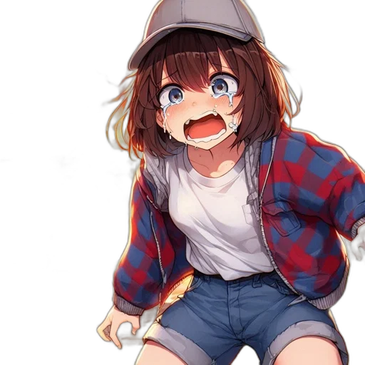 hat, creature, face, jacket transparent PNG cut-out