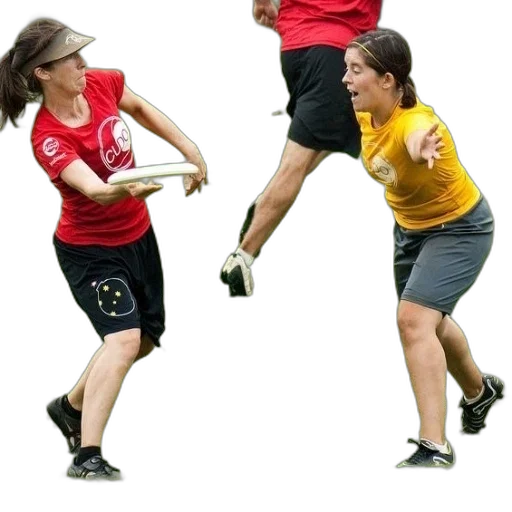 staff, two, women, playing transparent PNG cut-out