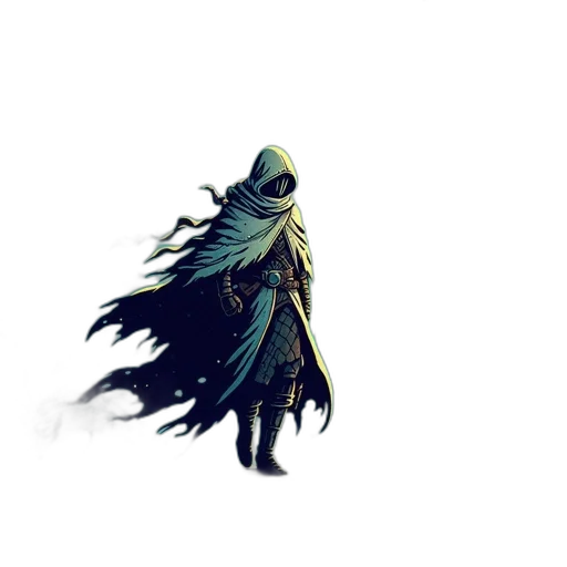 mask, creature, staff, sword transparent PNG cut-out