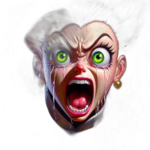 face, creature, mask, concept art transparent PNG cut-out