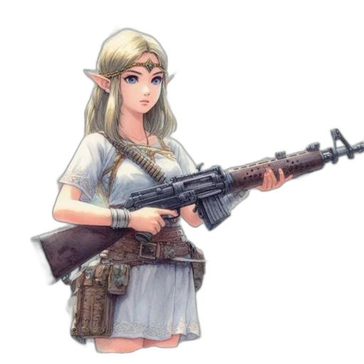 weapon, staff, dress, sword transparent PNG cut-out