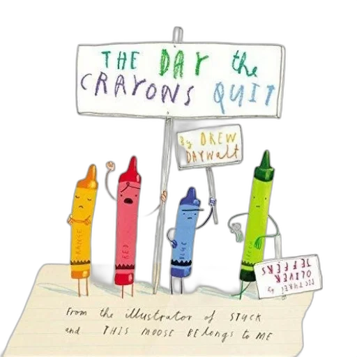 cover, day, crayons, quit transparent PNG cut-out