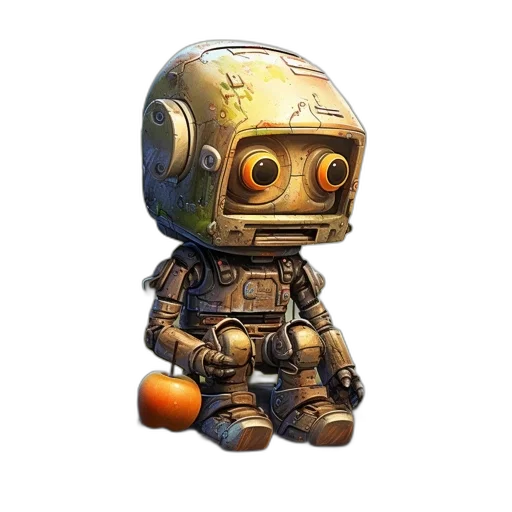 robot, mask, staff, concept art transparent PNG cut-out