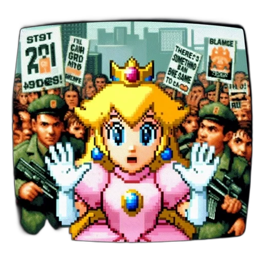 crown, weapon, dress, robot transparent PNG cut-out