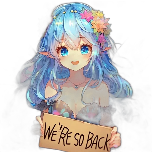 anime, pixel art, concept art, watercolor transparent PNG cut-out