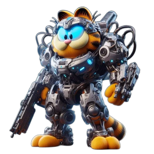 robot, weapon, animal, creature transparent PNG cut-out