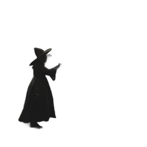 staff, dress, hat, mask transparent PNG cut-out