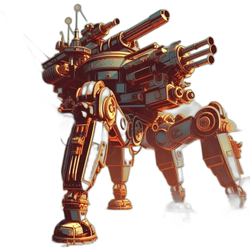 robot, weapon, animal, staff transparent PNG cut-out