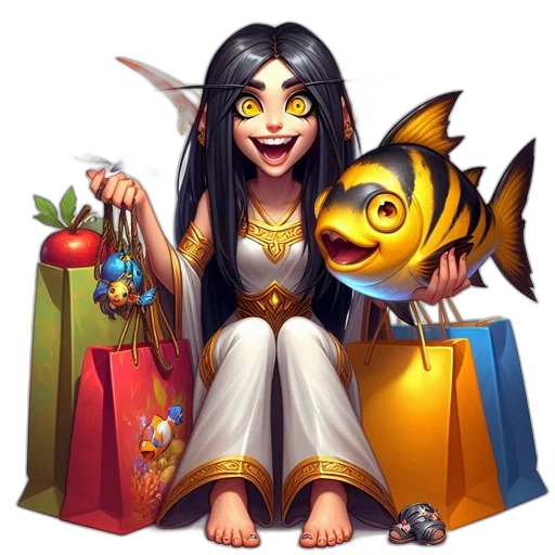 fantasy art, concept art, pixel art, photorealistic transparent PNG cut-out
