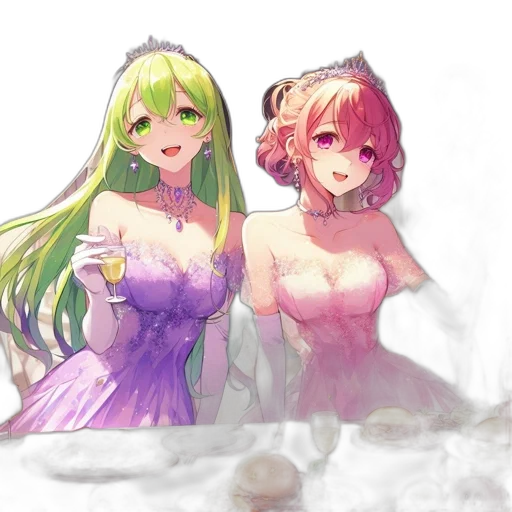 dress, pixel art, fantasy art, anime transparent PNG cut-out