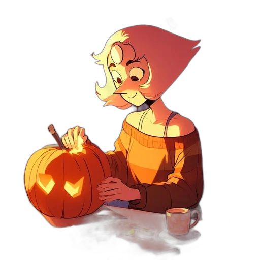 mask, crown, staff, creature transparent PNG cut-out