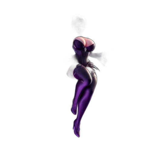 dress, creature, robot, hair transparent PNG cut-out