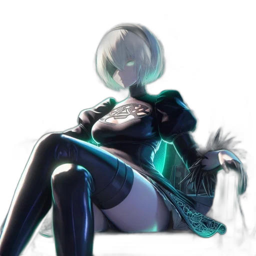 robot, dress, jacket, weapon transparent PNG cut-out