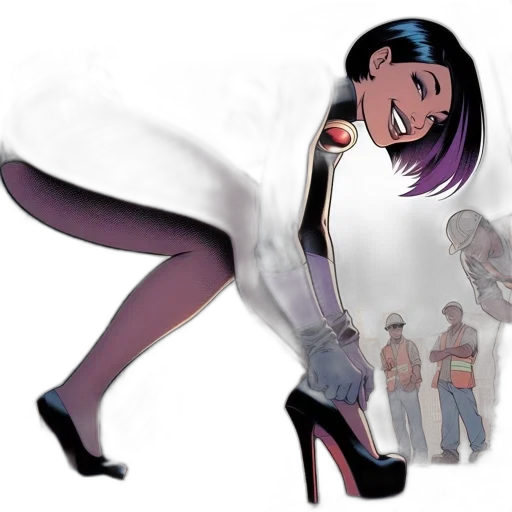 dress, staff, robot, jacket transparent PNG cut-out