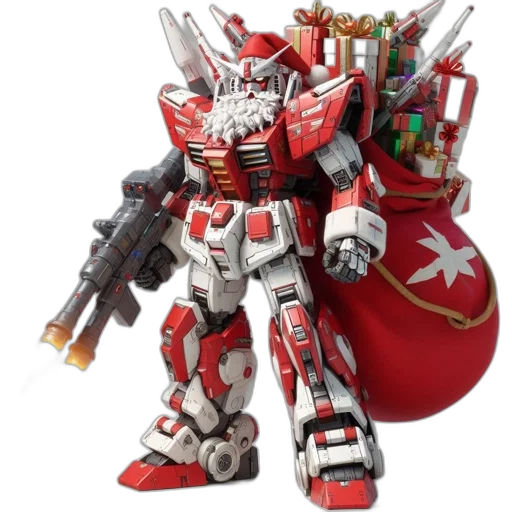 robot, weapon, concept art, 3d render transparent PNG cut-out