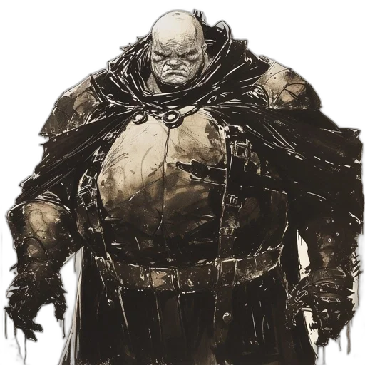 concept art, comic book art, fantasy art, dark transparent PNG cut-out