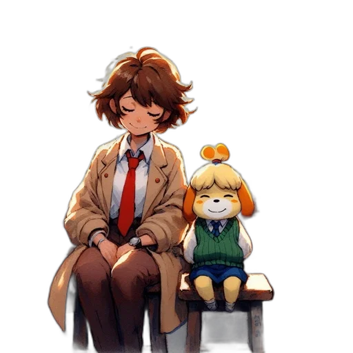 jacket, staff, crown, furniture transparent PNG cut-out