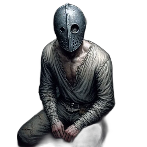 mask, sword, face, robot transparent PNG cut-out