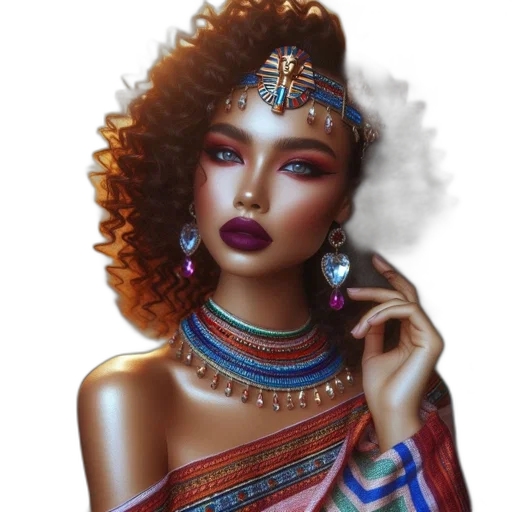 jewelry, crown, face, fantasy art transparent PNG cut-out