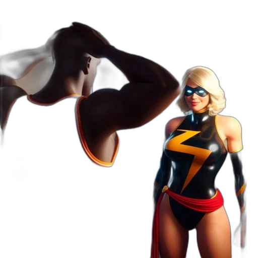 comic book art, concept art, 3d render, photorealistic transparent PNG cut-out