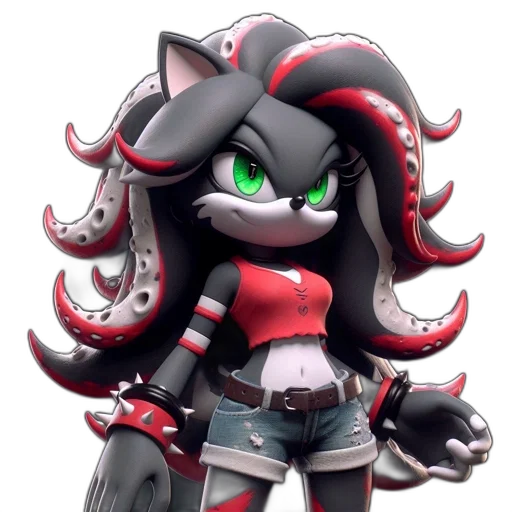 anime, 3d render, cartoon, concept art transparent PNG cut-out