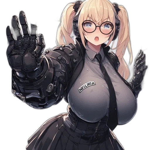 robot, weapon, jacket, dress transparent PNG cut-out