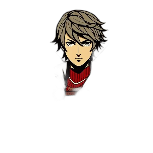 staff, jacket, hair, face transparent PNG cut-out
