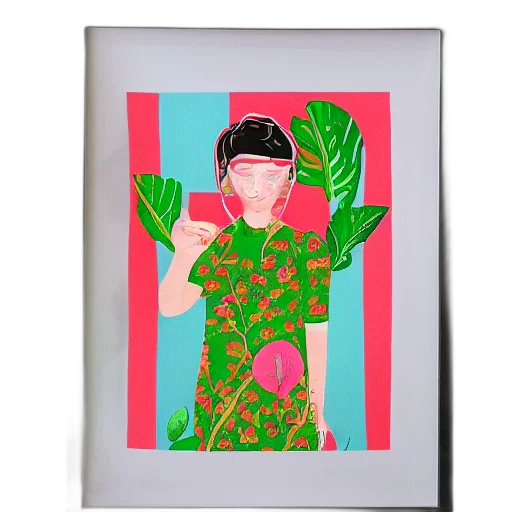 photorealistic, vaporwave, cartoon, forest transparent PNG cut-out
