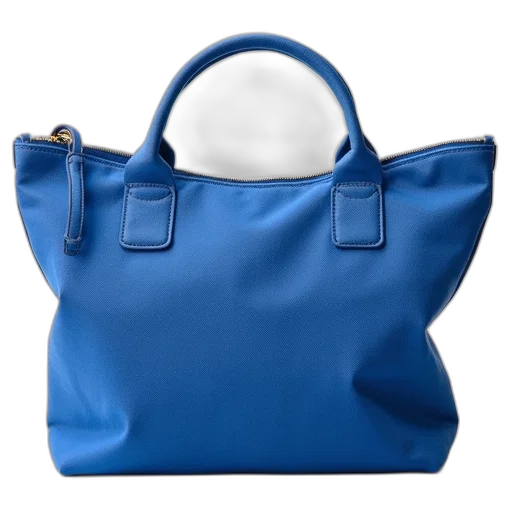 blue, fabric, handbag, textured transparent PNG cut-out