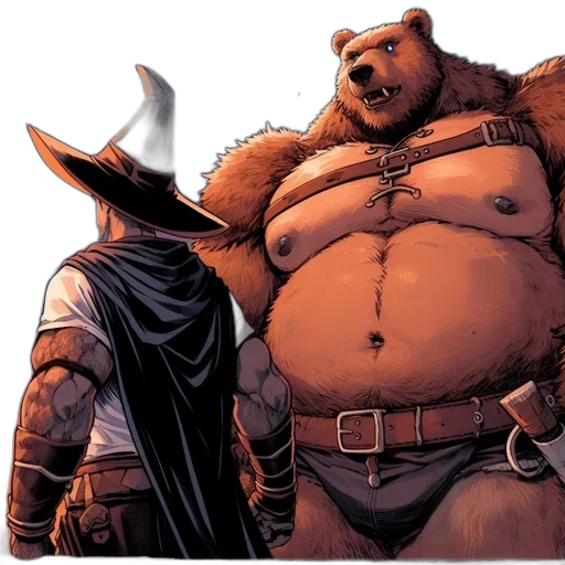 animal, comic book art, concept art, fantasy art transparent PNG cut-out