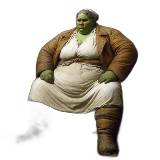 jacket, food, creature, staff transparent PNG cut-out