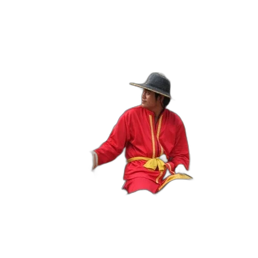 staff, hat, jacket, sword transparent PNG cut-out